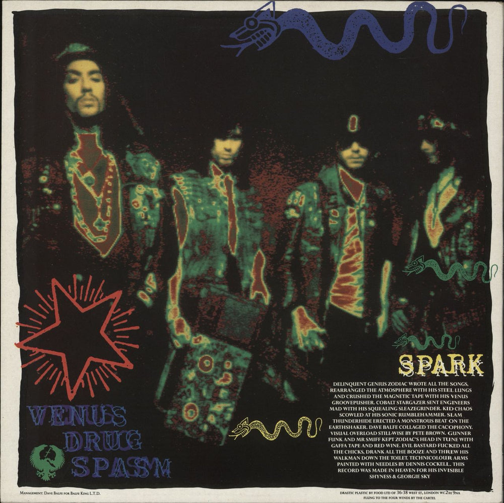 Zodiac Mindwarp High Priest Of Love UK vinyl LP album (LP record)