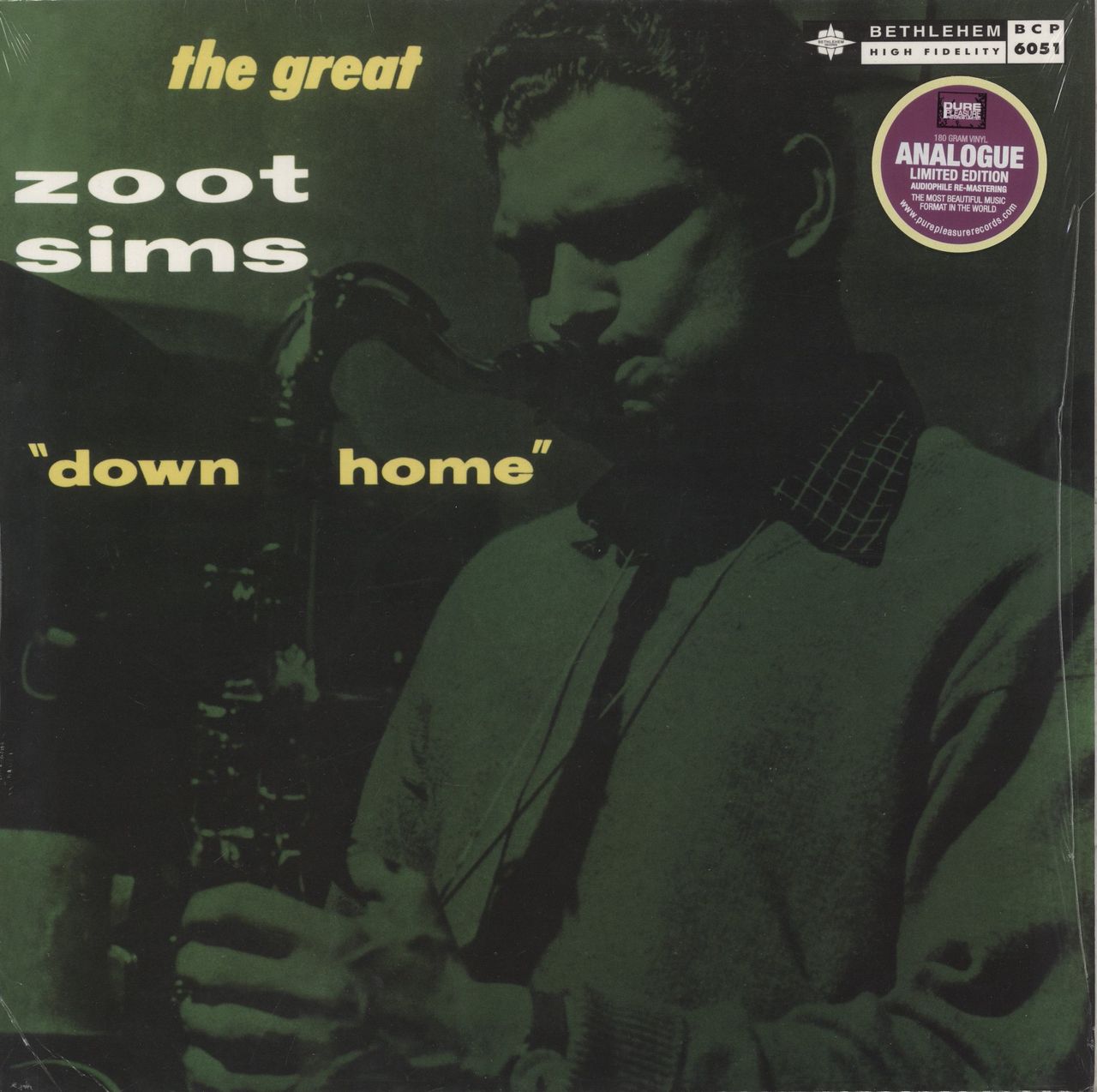 【英国オリジナル】Zoot Sims Down  Zoot Sims Down Home - 180gm Vinyl UK Vinyl LP — RareVinyl.com