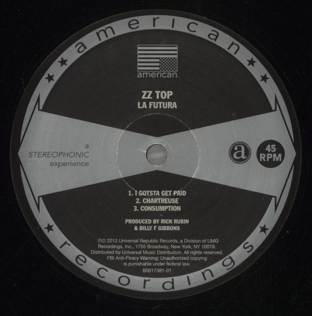 ZZ Top La Futura US 2-LP vinyl record set (Double LP Album) ZZT2LLA877658