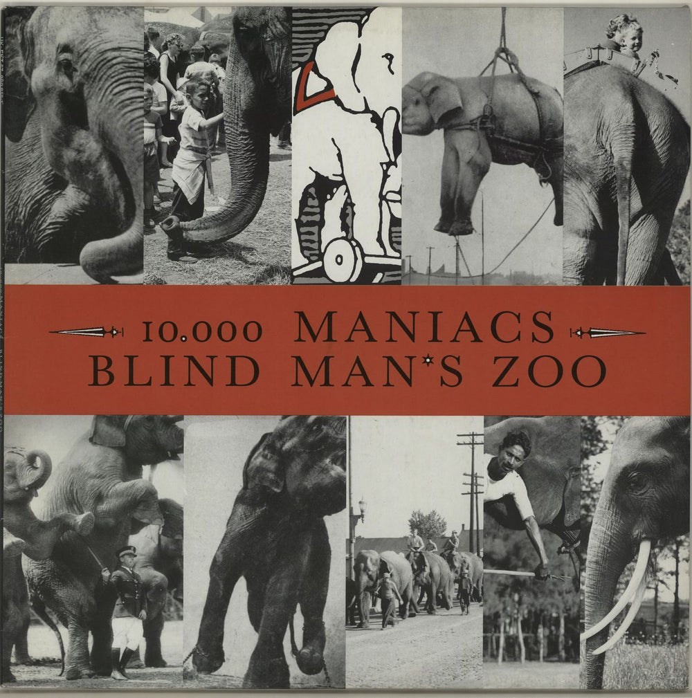 10,000 Maniacs Blind Man's Zoo UK vinyl LP album (LP record) EKT57