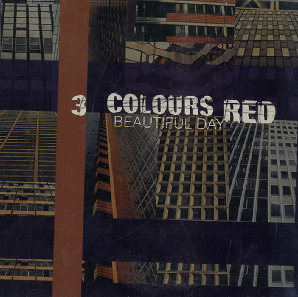 3 Colours Red Beautiful Day US Promo CD single (CD5 / 5") ESK41899