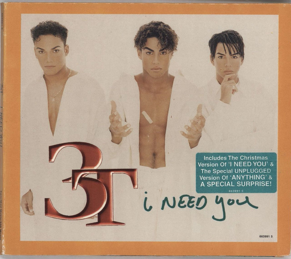 3T I Need You UK CD single (CD5 / 5") 6639915