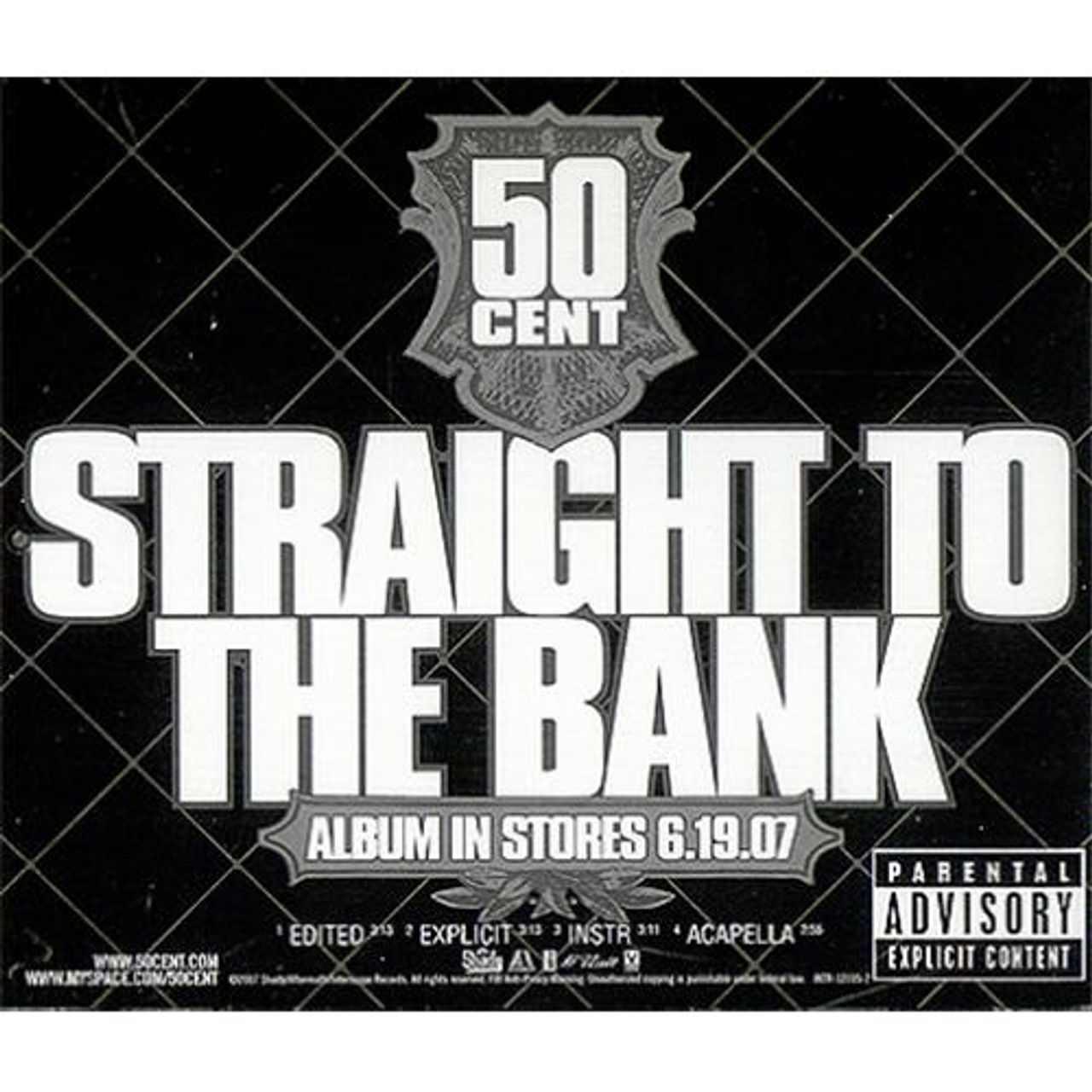 50 Cent Straight To The Bank / Amusement Park US Promo CD single (CD5 / 5") 50CC5ST415660