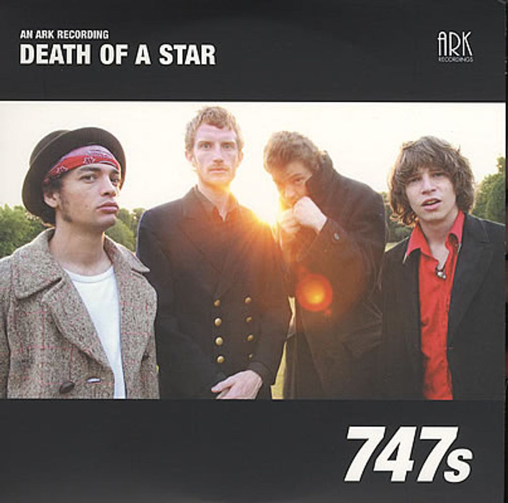 747s Death Of A Star UK 7" vinyl single (7 inch record / 45) ARK004