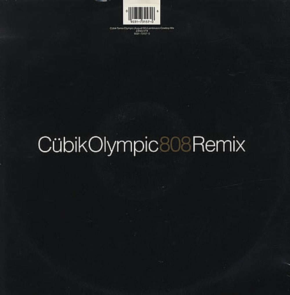 808 State Cubik Olympic Remix UK 12" vinyl single (12 inch record / Maxi-single) ZANG5TX