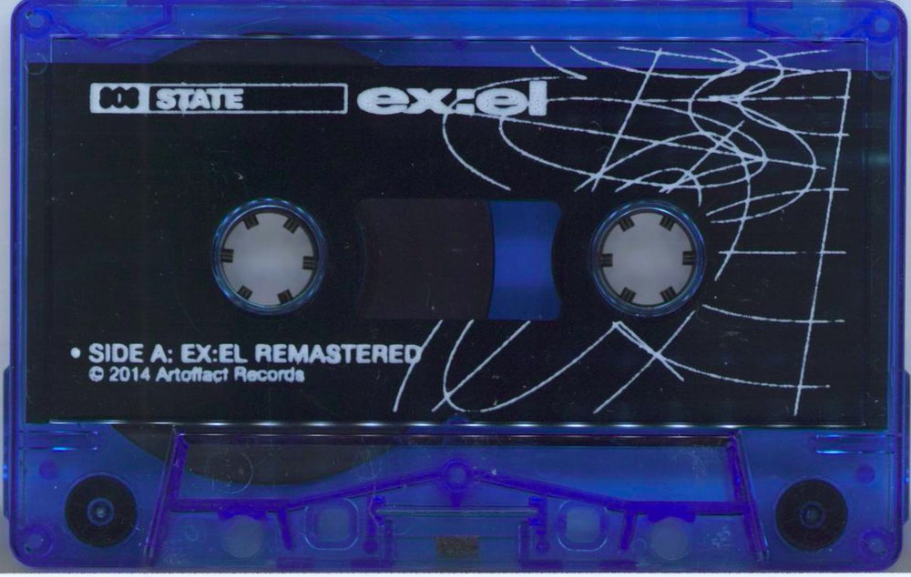 808 State EX:CL: Remastered - Blue Translucent Cassette US cassette album 808CLEX798657