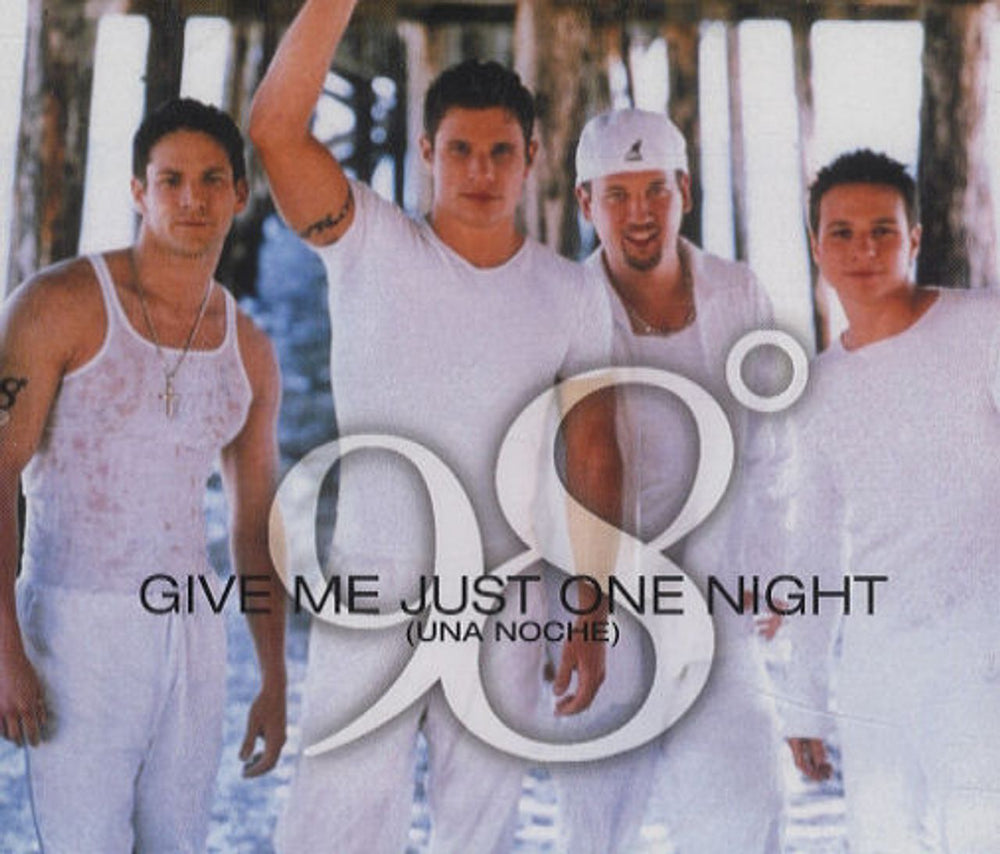 98 Degrees Give Me Just One Night (Una Noche) UK Promo CD single (CD5 / 5") MCSTDJ40243