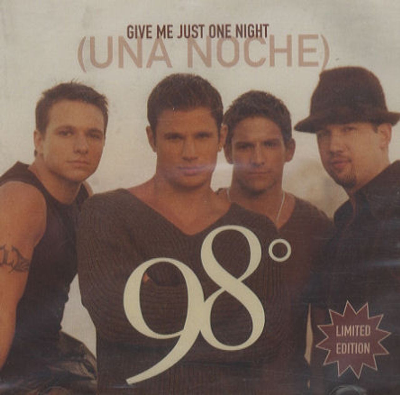 98 Degrees Give Me Just On Night Japanese Promo CD single