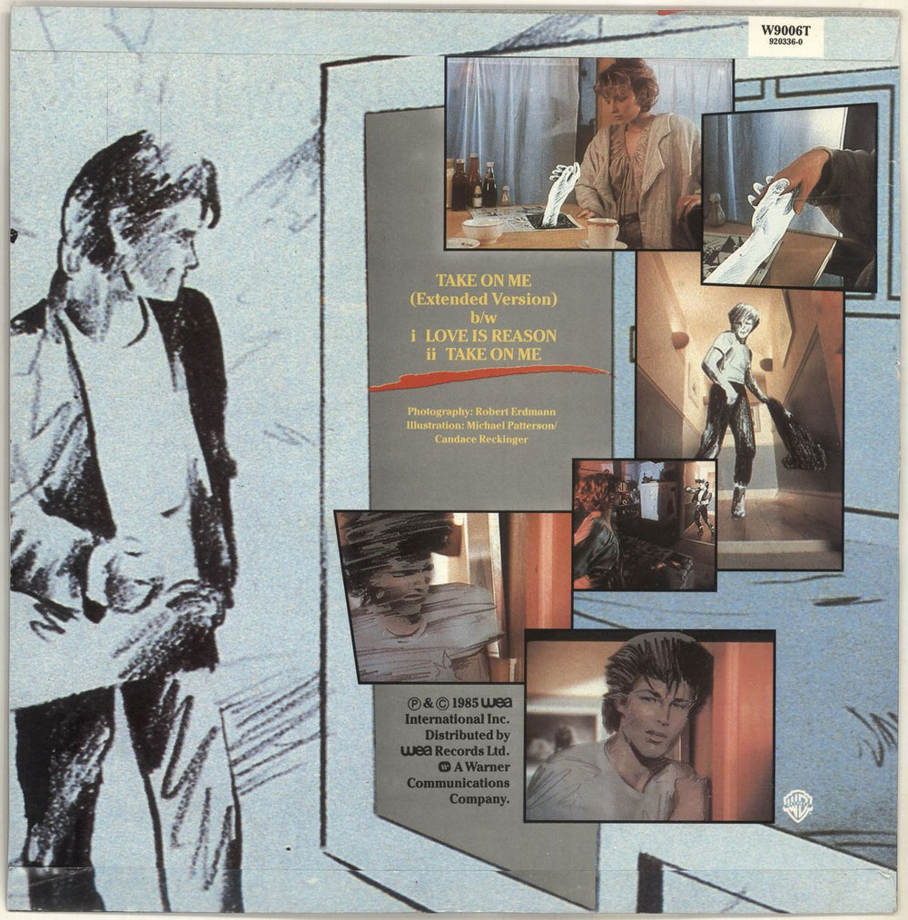 A-Ha Take On Me - 3rd Issue - Colour Sleeve UK 12" vinyl single (12 inch record / Maxi-single)