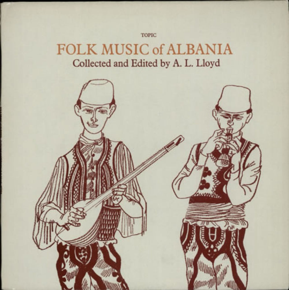 A.L. Lloyd Folk Music Of Albania UK vinyl LP album (LP record) 12T154