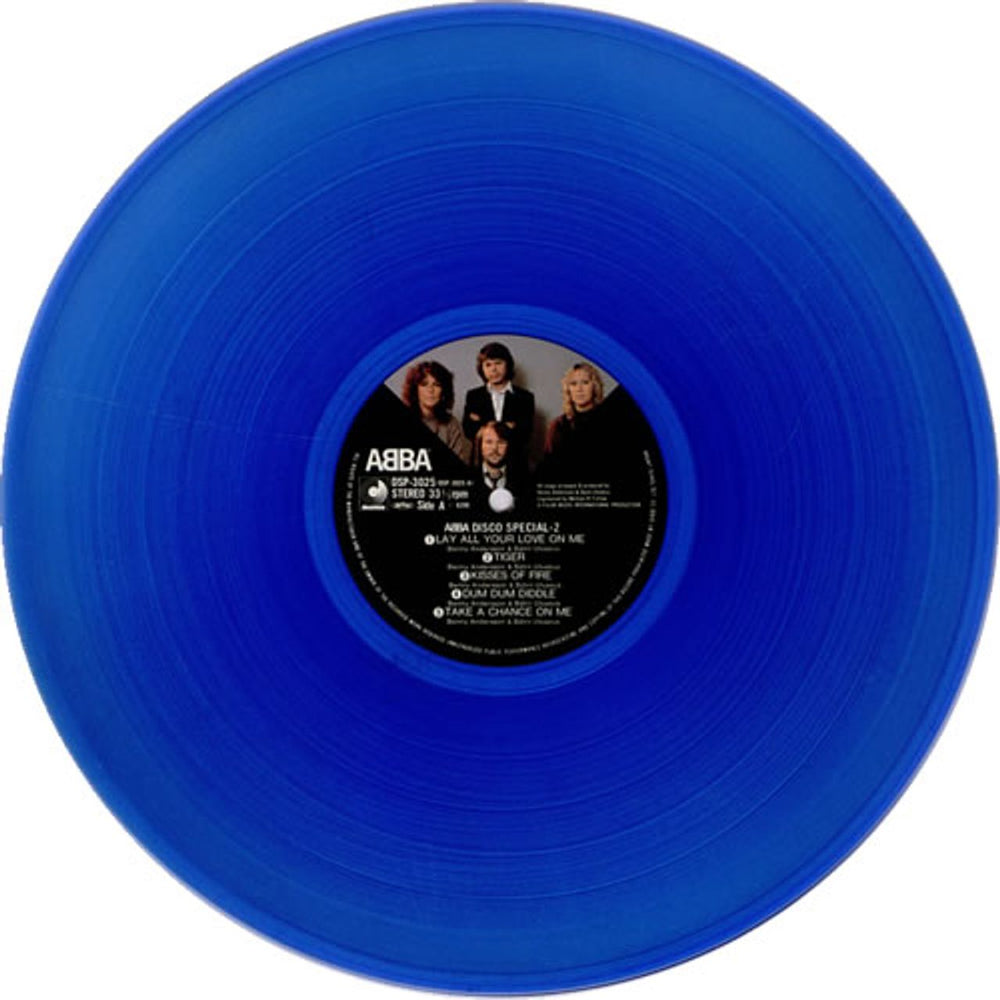 Abba Disco Special 2 - Blue Vinyl + Obi Japanese vinyl LP album (LP record) ABBLPDI09113