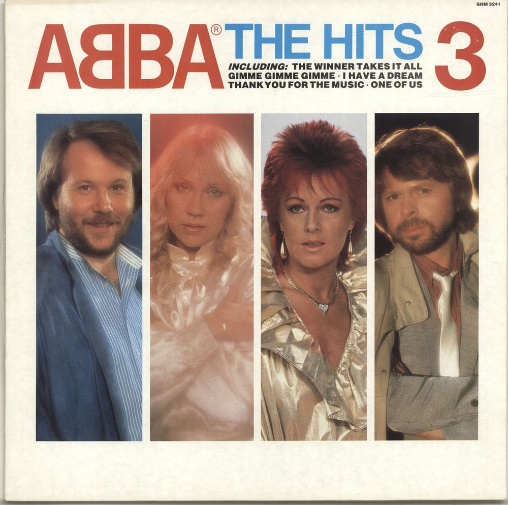 Abba The Hits 3 UK vinyl LP album (LP record) SHM3241