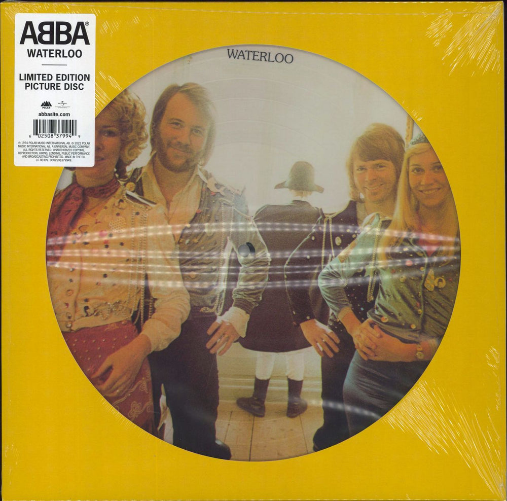 Abba Waterloo - Sealed UK picture disc LP (vinyl picture disc album) 0602508379949