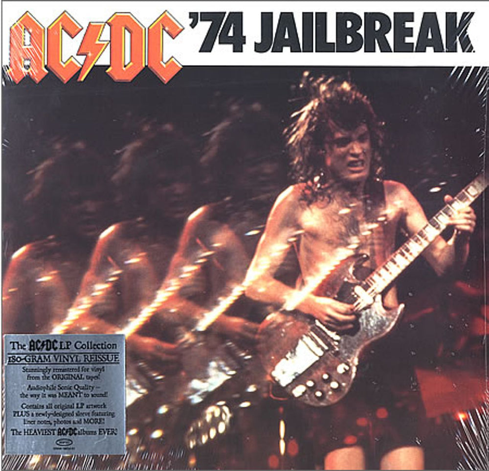 AC/DC '74 Jailbreak US vinyl LP album (LP record) E80200