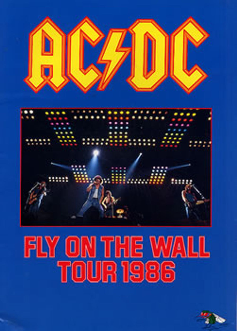 AC/DC Fly On The Wall Tour 1986 UK tour programme TOUR PROGRAMME