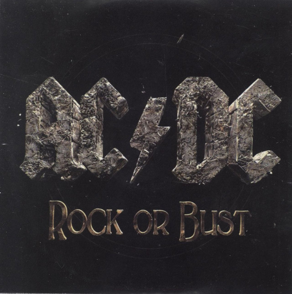 AC/DC Rock Or Bust UK CD-R acetate CD-R