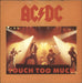 AC/DC Touch Too Much UK 7" vinyl single (7 inch record / 45) K11435