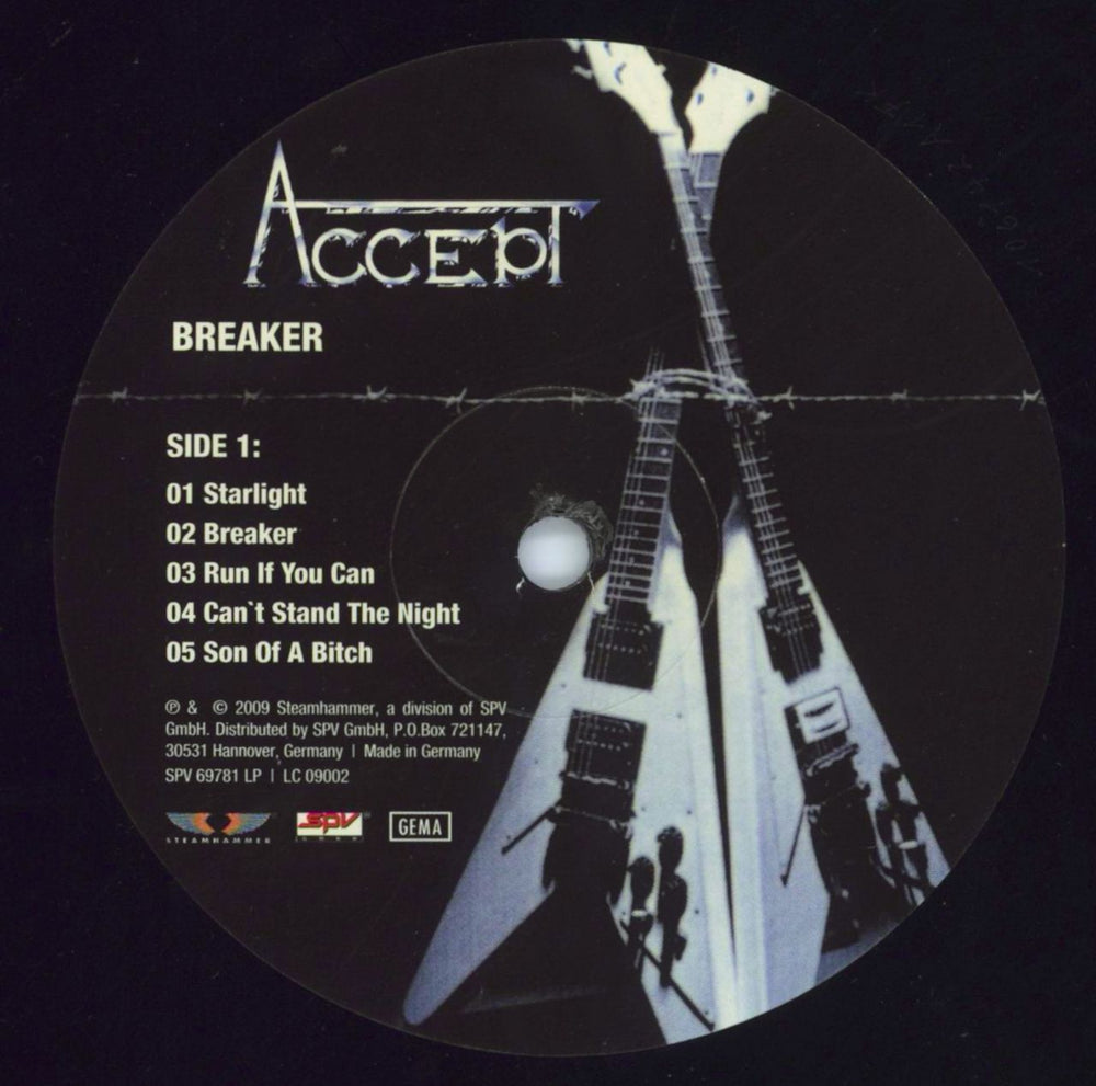 Accept Breaker UK vinyl LP album (LP record) ACCLPBR464709