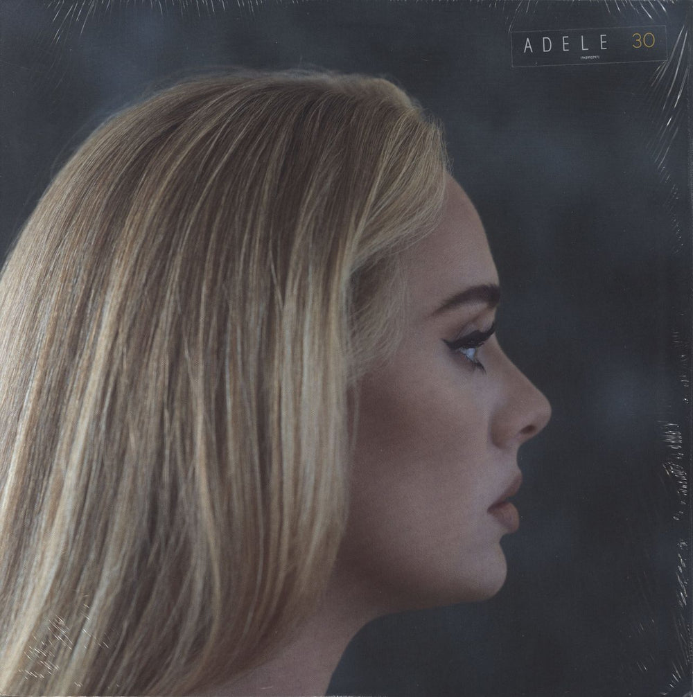 Adele 30 - Black Vinyl + Shrink UK 2-LP vinyl record set (Double LP Album) 194399379714