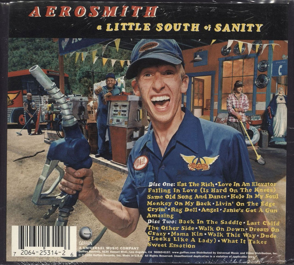 Aerosmith A Little South Of Sanity - Collectors Edition US 2 CD album set (Double CD) AER2CAL132918