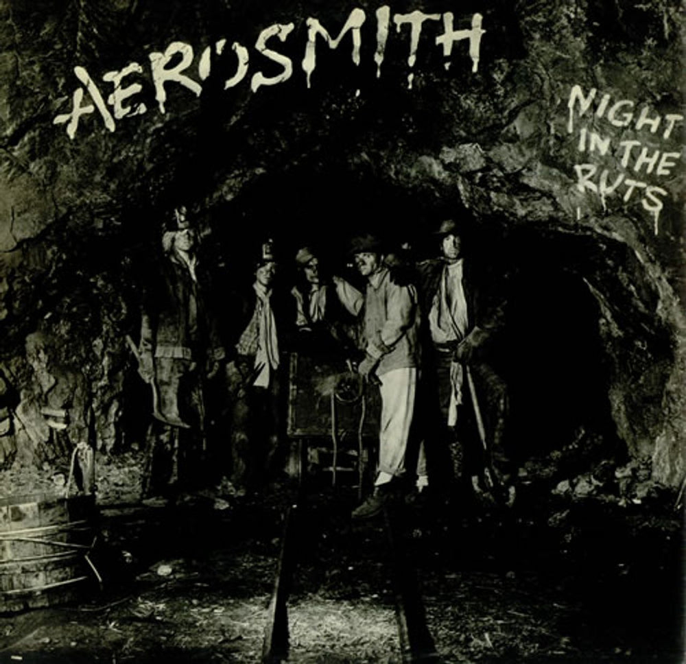Aerosmith Night In The Ruts + Insert UK vinyl LP album (LP record) 83680