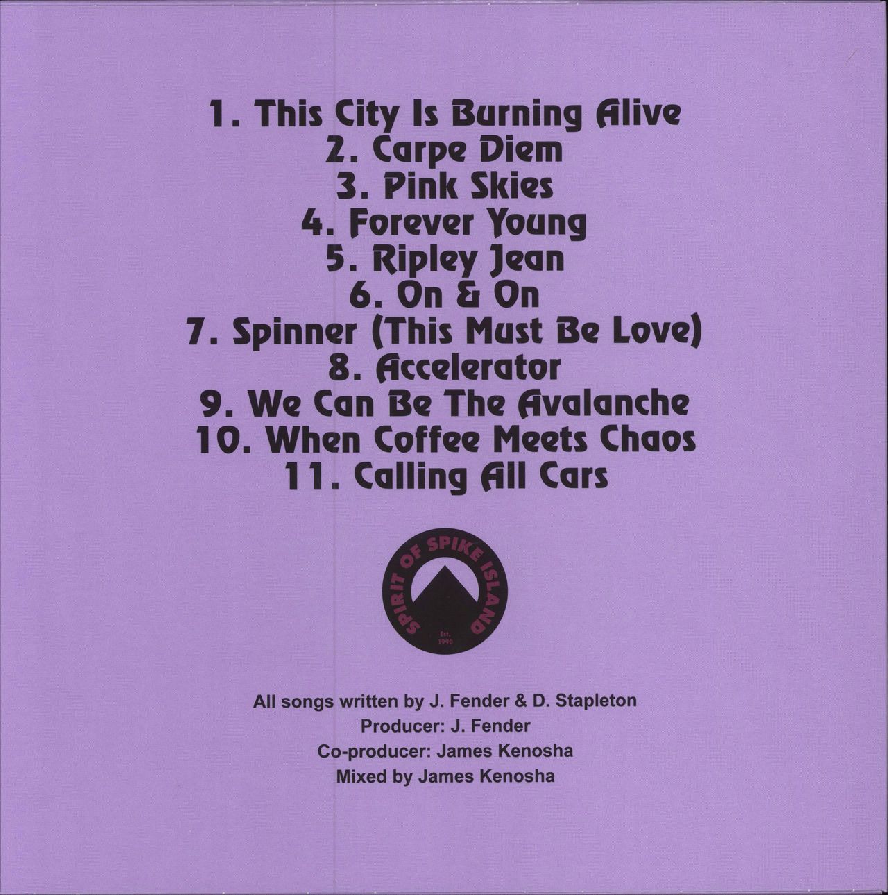 Afflecks Palace What Do You Mean It's Not Raining? - Purple vinyl UK vinyl LP album (LP record)