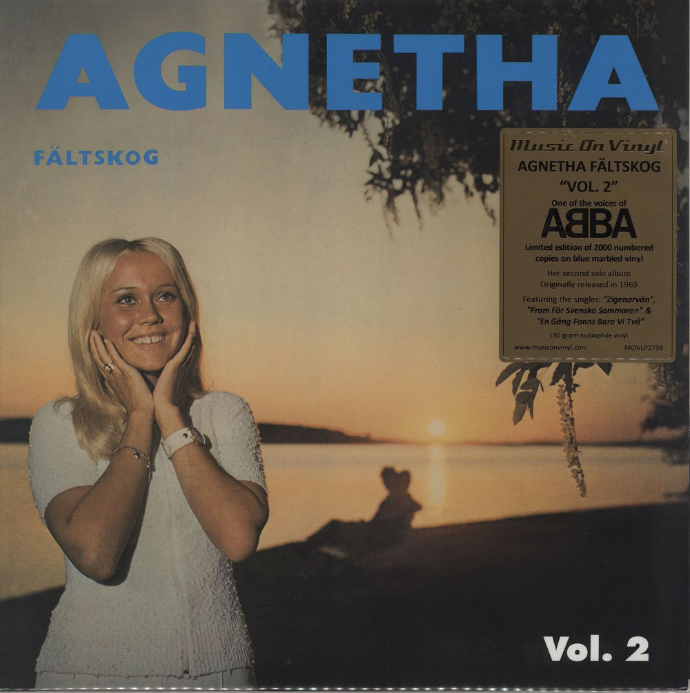 Agnetha Fältskog Agnetha Faltskog Vol. 2 - 180gm Blue Marbled Vinyl - Sealed UK vinyl LP album (LP record) MOVLP2738C