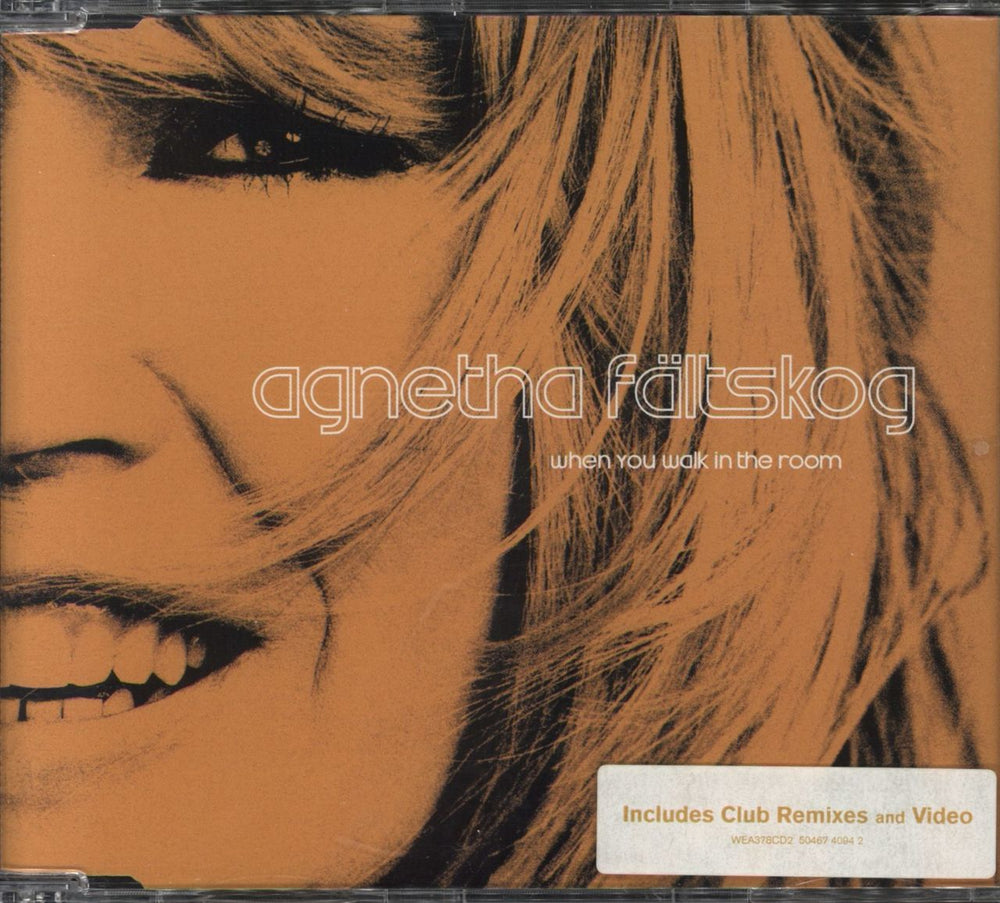 Agnetha Fältskog When You Walk In The Room UK CD single (CD5 / 5") WEA378CD2