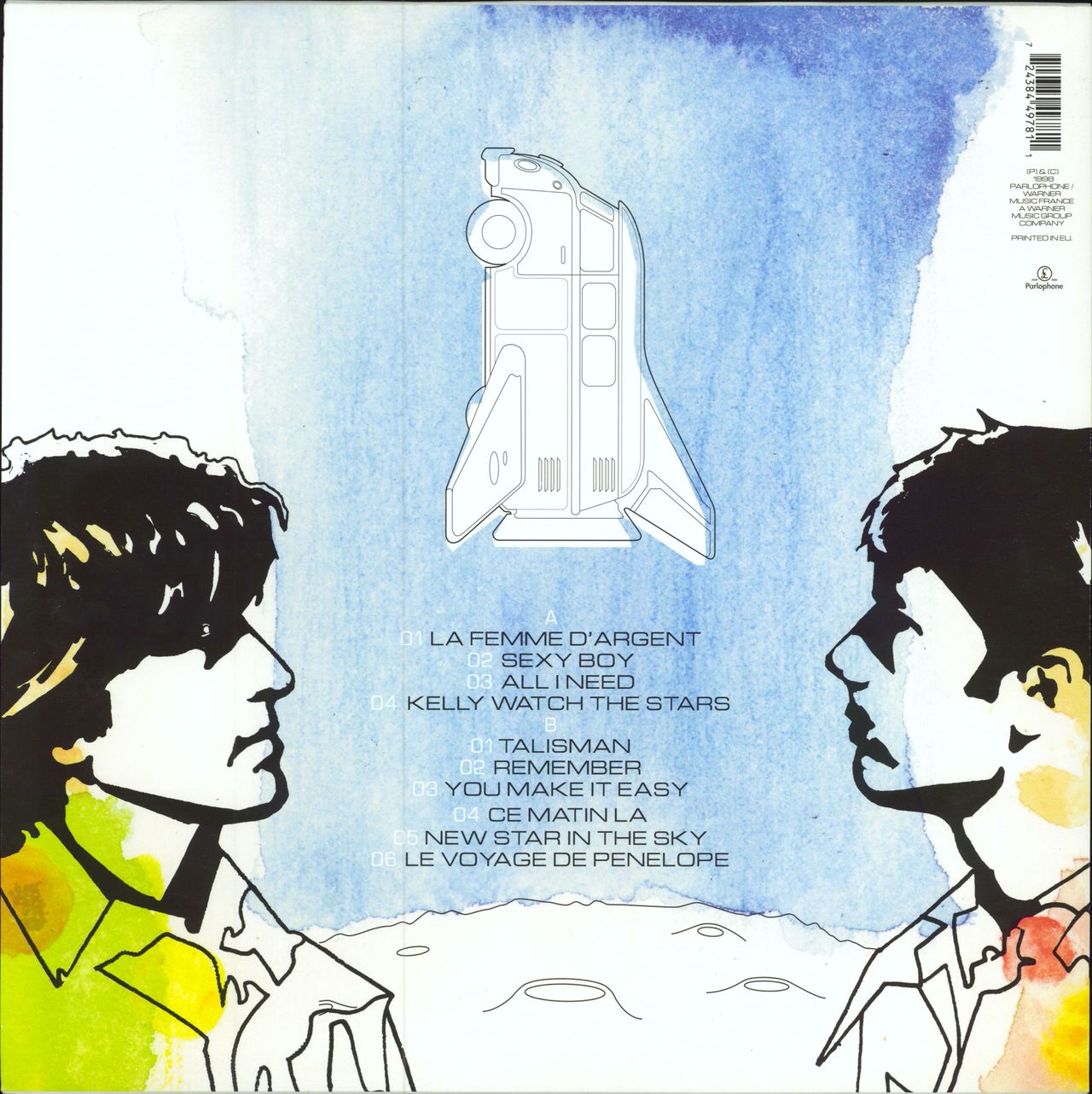 Air (French) Moon Safari - 180gm French vinyl LP album (LP record) 724384497811