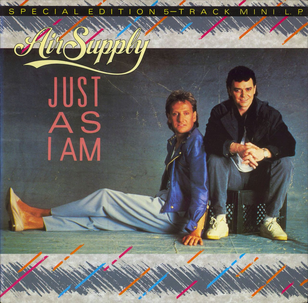 Air Supply Just As I Am UK 12" vinyl single (12 inch record / Maxi-single) ARIST12623