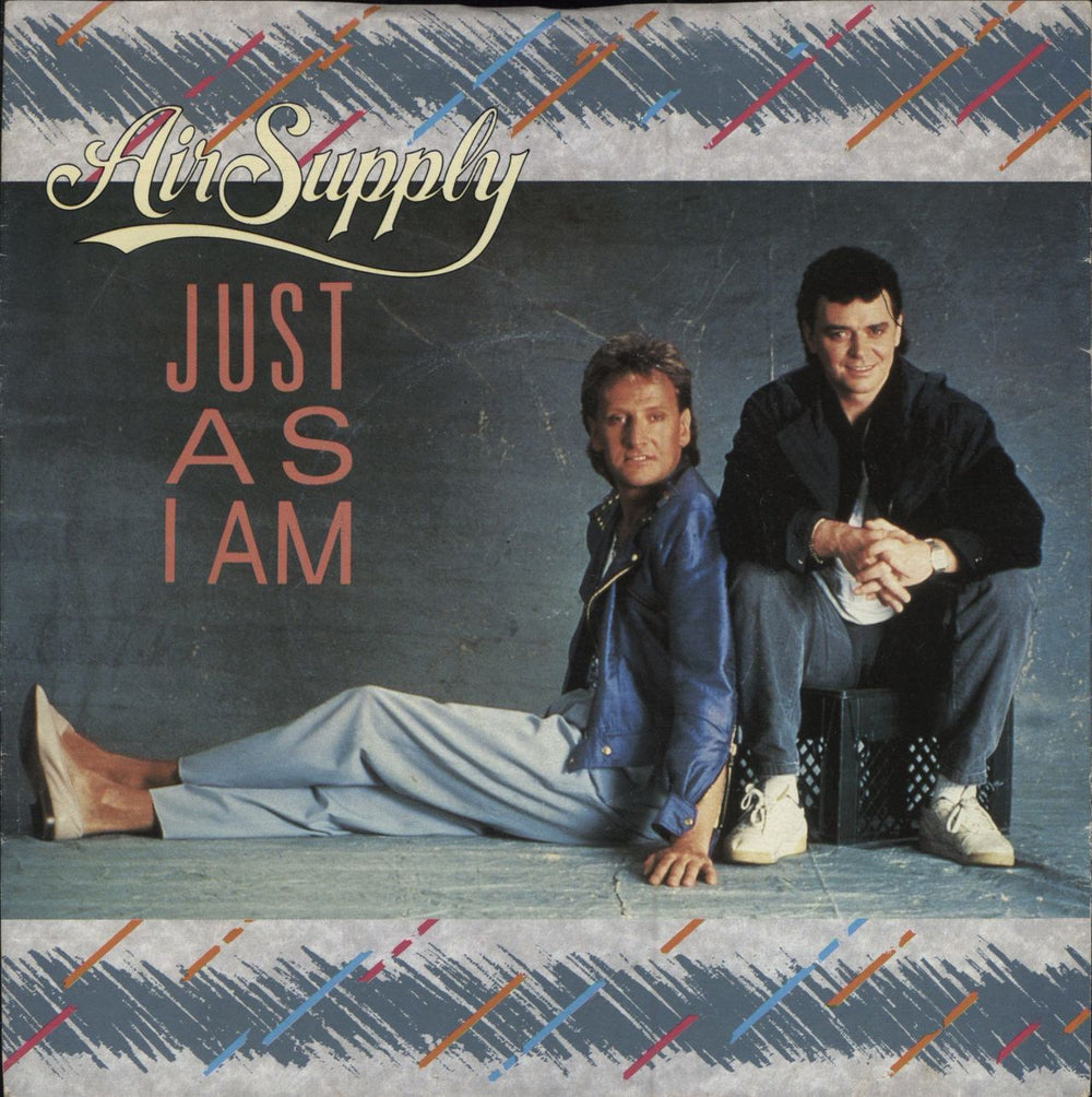 Air Supply Just As I Am UK 7" vinyl single (7 inch record / 45) ARIST623