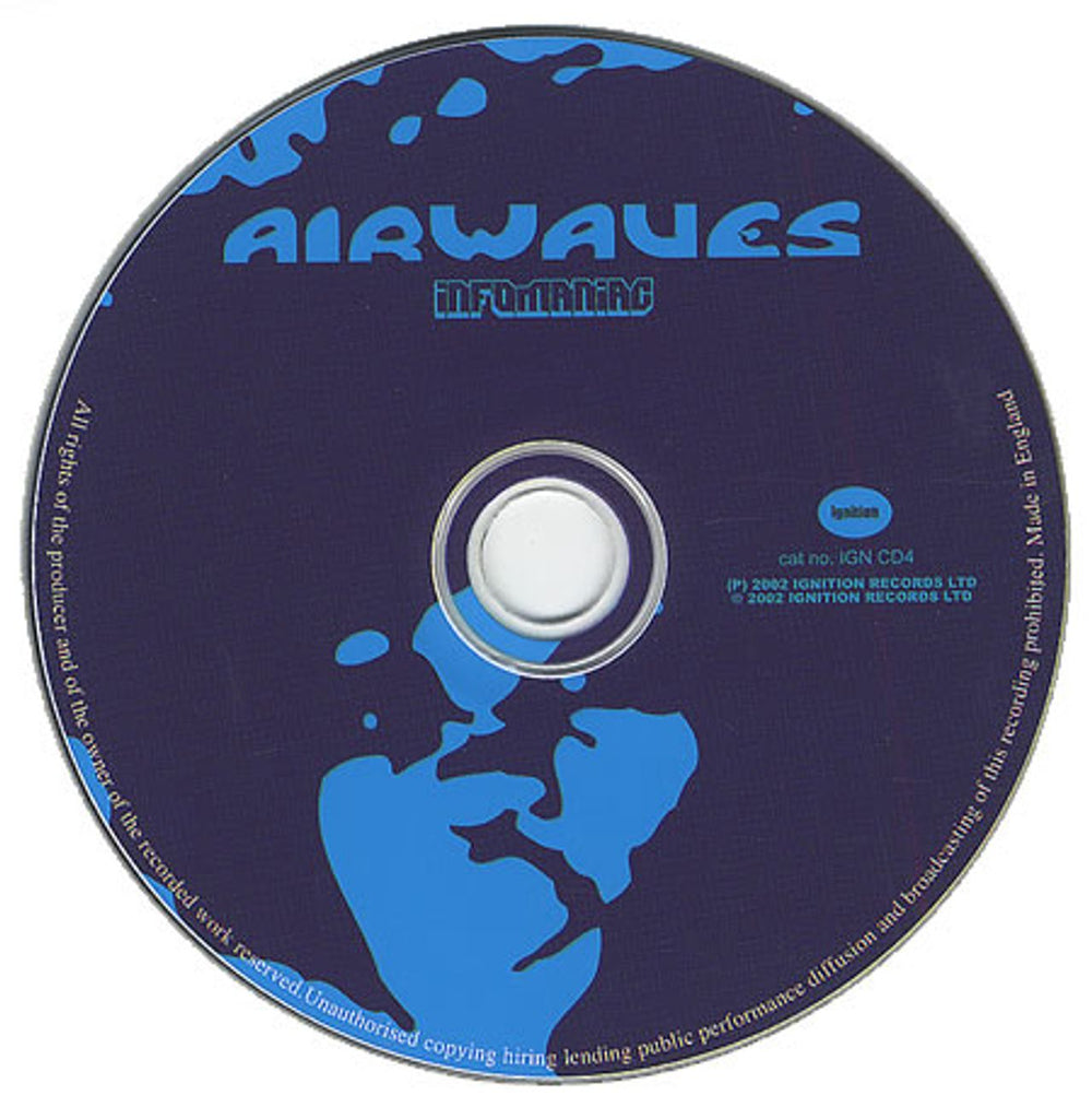 Airwaves Infomaniac UK CD album (CDLP) AWVCDIN248938