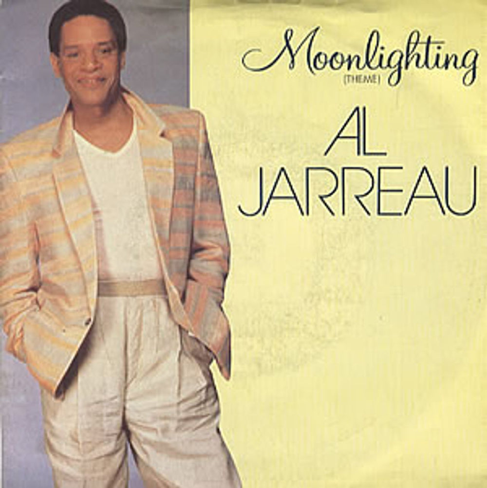 Al Jarreau Moonlighting (Theme) UK 7" vinyl single (7 inch record / 45) U8407