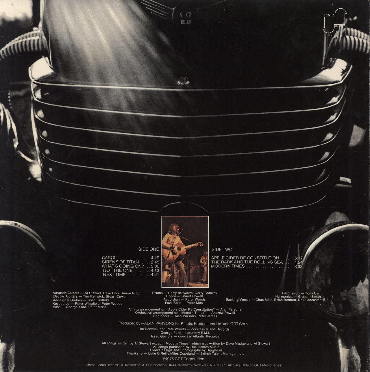 Al Stewart Modern Times - 1st UK Vinyl LP — RareVinyl.com