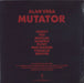 Alan Vega Mutator - Dark Red Vinyl - Sealed UK vinyl LP album (LP record)