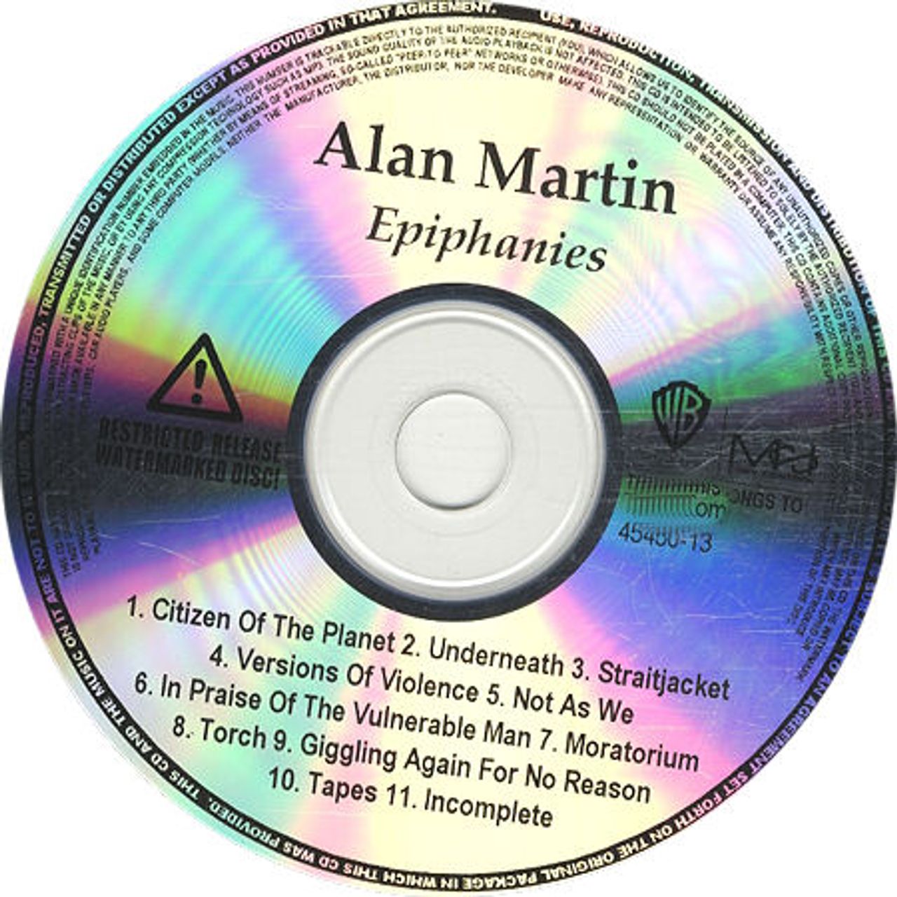 Alanis Morissette Flavors Of Entanglement US Promo CD-R acetate CD-R ACETATE