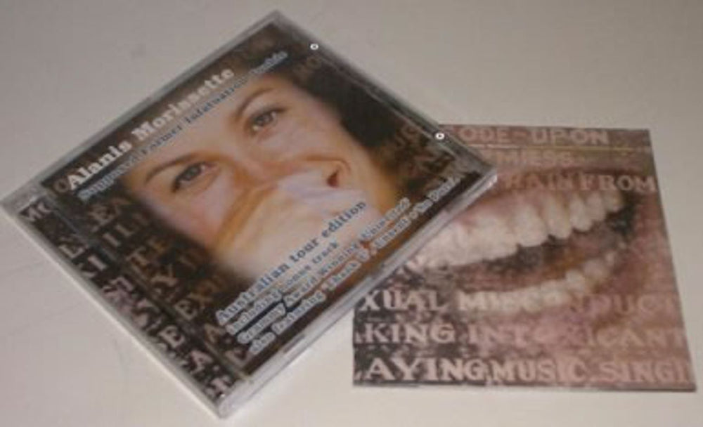 Alanis Morissette Supposed Former Infatuation Junkie - Australian Tour Edition Australian CD album (CDLP) 936247239-2