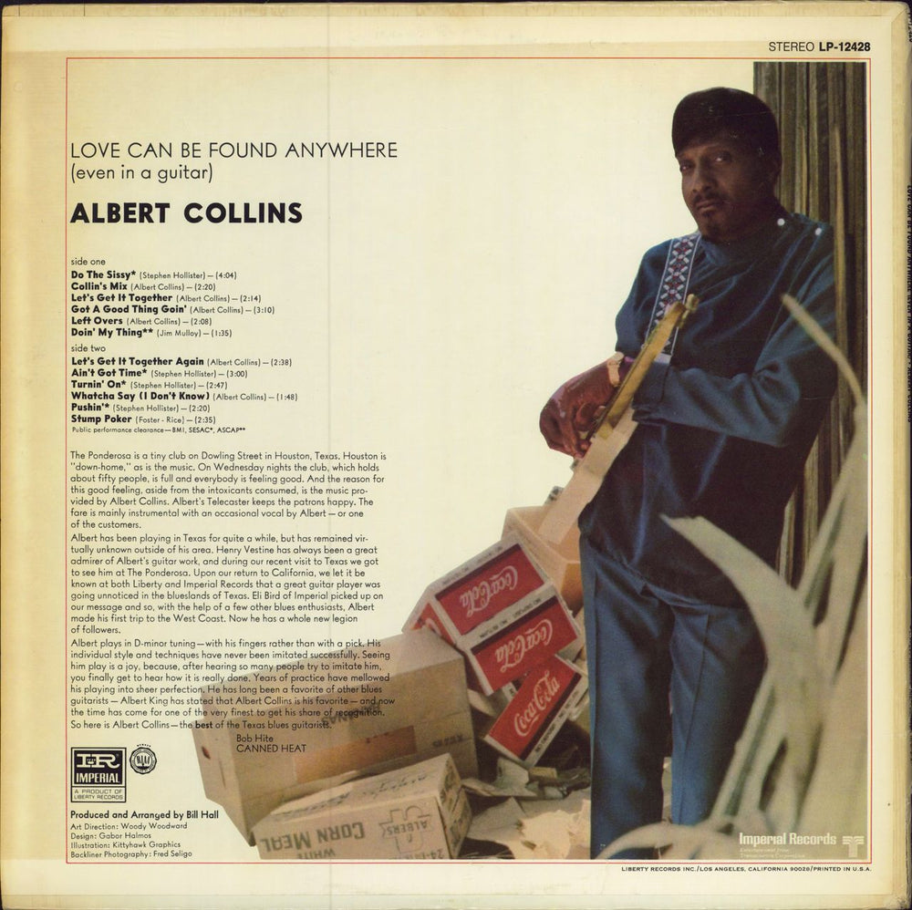 Albert Collins Love Can Be Found Anywhere (Even In A Guitar) US vinyl LP album (LP record)