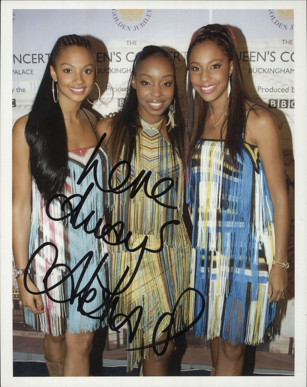 Alesha Dixon Autographed Photograph UK photograph SIGNED PHOTO