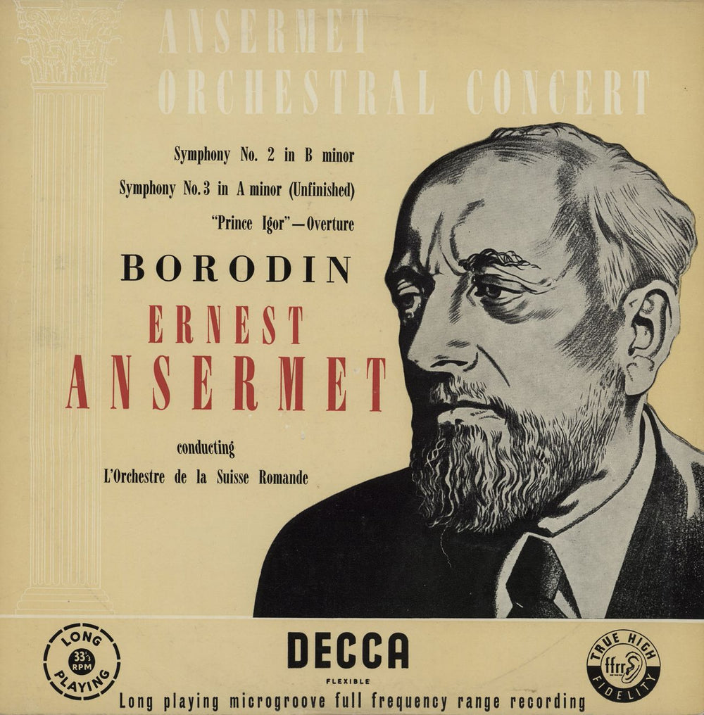 Alexander Borodin Symphony No. 2 in B Minor / Symphony No. 3 in A Minor / Prince Igor Overture UK vinyl LP album (LP record) LXTA5022