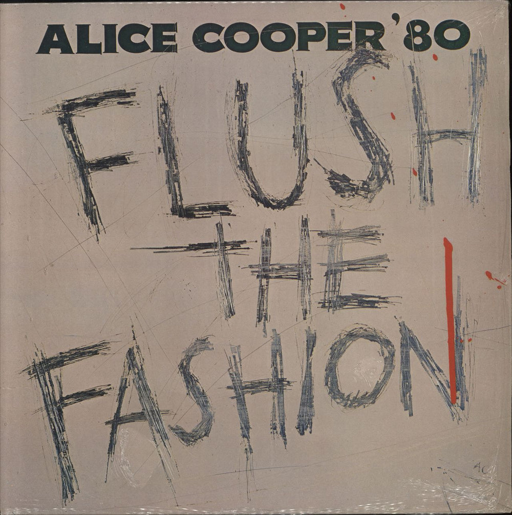 Alice Cooper Flush The Fashion - Shrink UK vinyl LP album (LP record) K56805