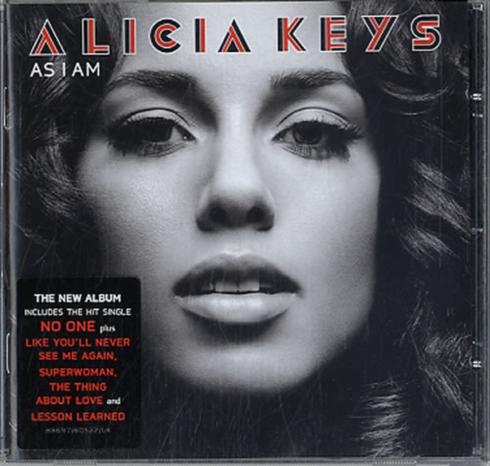 Alicia Keys As I Am UK CD album (CDLP) 88697190522