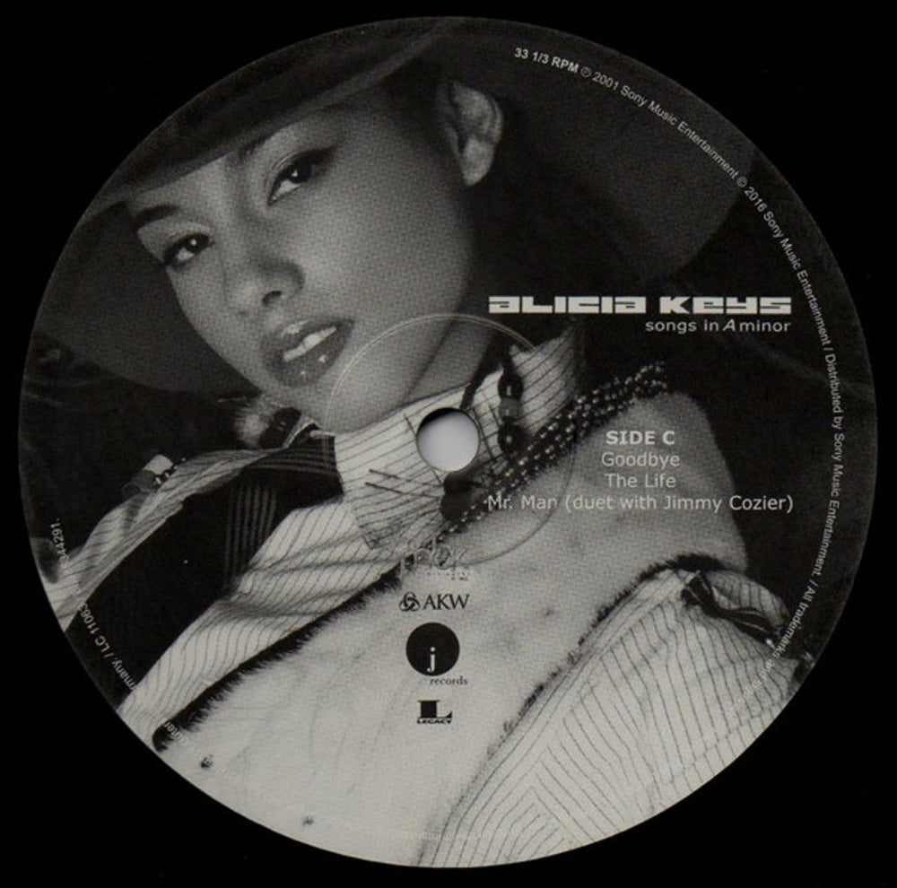 Alicia Keys Songs In A Minor - 180 Gram - Sealed UK 2-LP vinyl record set (Double LP Album)