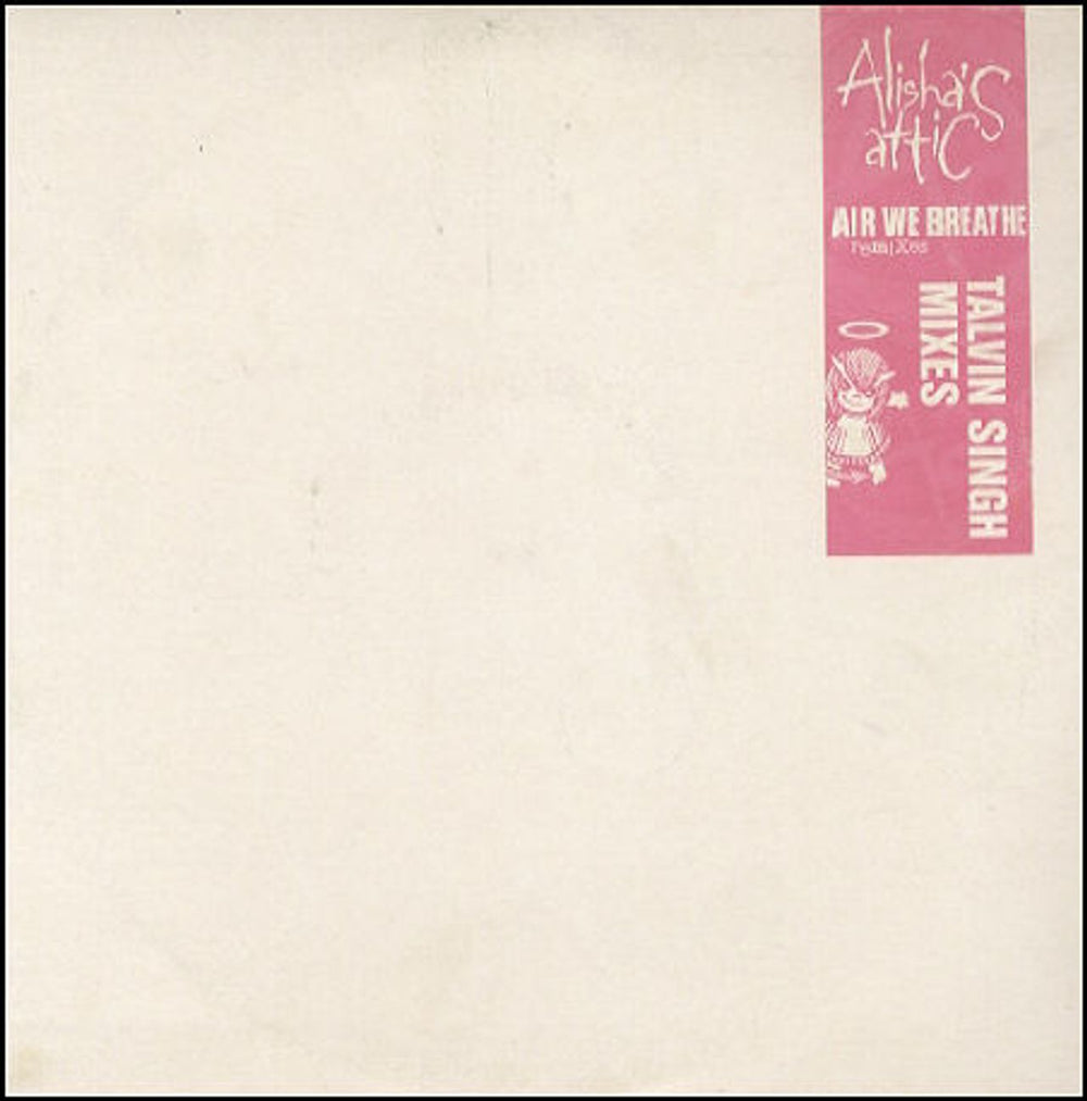 Alisha's Attic Air We Beathe - Talvin Singh Remixes UK Promo 10" vinyl single (10 inch record) AADJ7