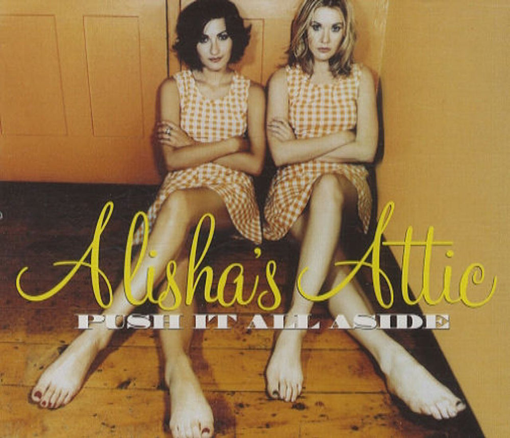 Alisha's Attic Push It All Aside UK Promo CD single (CD5 / 5") AATCJ8