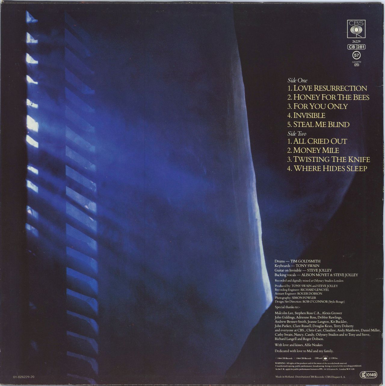 Alison Moyet Alf - Hype Stickered (3-song) Dutch vinyl LP album (LP record)