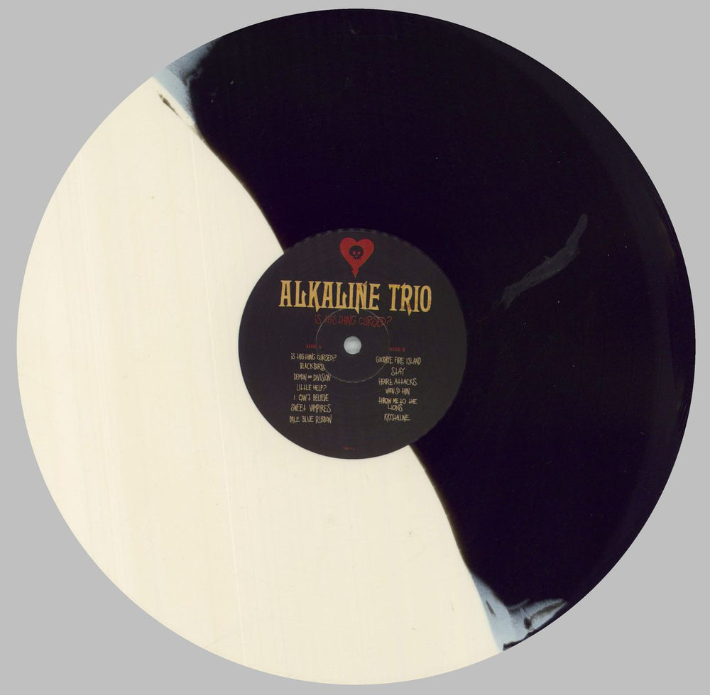 Alkaline Trio Is This Thing Cursed? - Black & Bone UK vinyl LP album (LP record) AKTLPIS828268