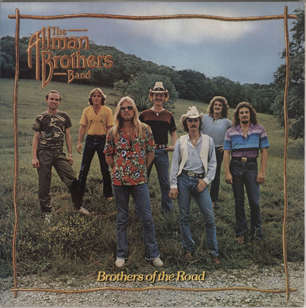 Allman Brothers Band Brothers Of The Road - Gold Stamped UK Promo vinyl LP album (LP record) SPART1176