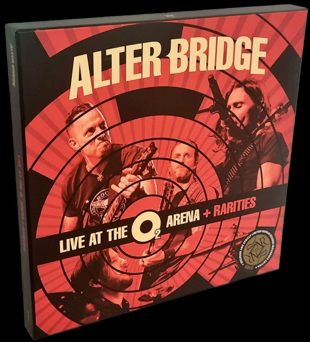 Alter Bridge Live At The O2 Arena + Rarities - 180gm Gold Vinyl Austrian Vinyl Box Set NPR730VINYL