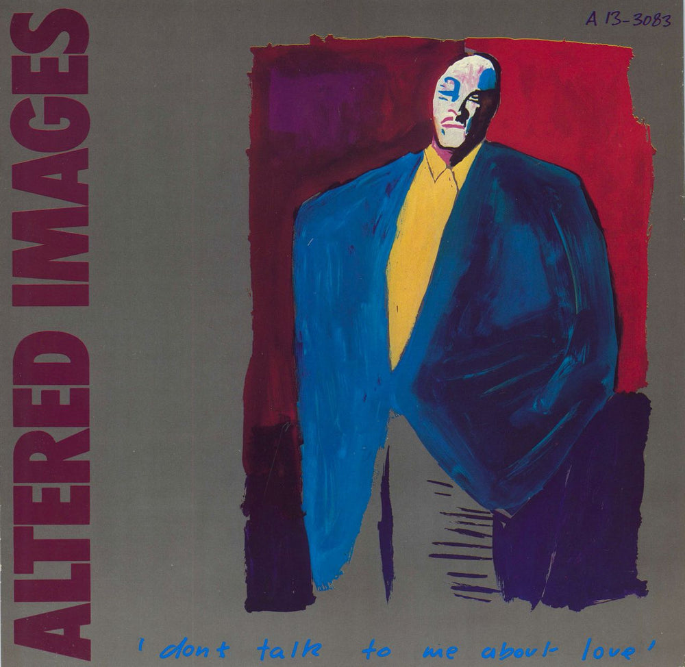 Altered Images Don't Talk To Me About Love - Demo UK 12" vinyl single (12 inch record / Maxi-single) A13-3083